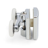 Set of 4 Twin Top and Bottom Zinc Alloy Shower Door Rollers/Runners/Wheels 23mm Wheel Diameter K021