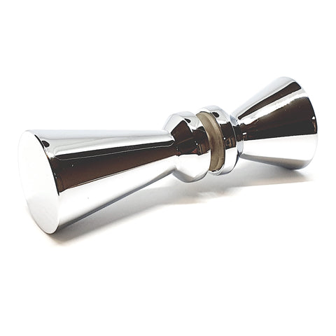 1 x Shower Door Handle/ Knob Chrome Zinc Alloy High Quality K025