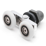2 x Twin Shower Door Rollers/Runners/Wheels 19.5mm, 23mm, 25mm or 27mm K049