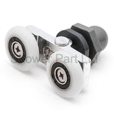 2 x Twin Shower Door Rollers/Runners/Wheels 19.5mm, 23mm, 25mm or 27mm K049