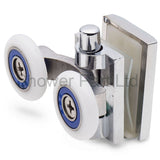 4 x Zinc Alloy Shower Door Rollers/Runners/Wheels 26mm Wheel Diameter (2 x top and 2 x Bottom) K054