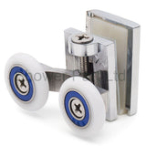 4 x Zinc Alloy Shower Door Rollers/Runners/Wheels 26mm Wheel Diameter (2 x top and 2 x Bottom) K054