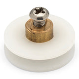 4 x Replacement Shower Door Rollers/Runners/Wheels V Grooved 23mm Wheel Diameter K099