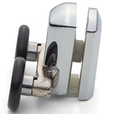 1 x Chromeplate Bottom Double Shower door Roller/Runner/Wheels 26mm Wheel Diameter KH13