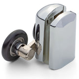1 x Chromeplate Bottom Double Shower door Roller/Runner/Wheels 26mm Wheel Diameter KH13
