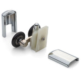 1 x Chromeplate Bottom Double Shower door Roller/Runner/Wheels 26mm Wheel Diameter KH13