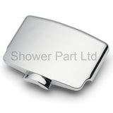 1 x Chromed Shower Door Block/ Cover for KH2 Three wheel Roller Unit KH2-1