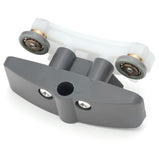 1 x Shower Door Rollers/Runners Triple Wheels 17mm Wheel Diameter KH2