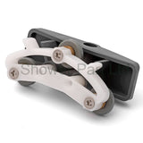 1 x Shower Door Rollers/Runners Triple Wheels 17mm Wheel Diameter KH2