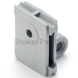 1 x Component/Clamp/ Plate/Block for Top or Bottom Mira Shower Door KH5