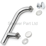 Shower Bath Door Handle Stainless Steel Chromed L-3