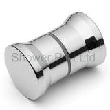 Shower Door Handle/Knob Silver Plastic High Quality L- ABS