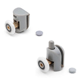 Set of 4 Single Shower Door Rollers/Runners/ Wheels/Pulleys 23mm, 25mm or 26mm Wheel Diameter L001