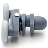 2 x Twin Shower Door Rollers/Runners/Wheels Spare parts 20mm, 22mm, 23mm or 25mm Diameter L006