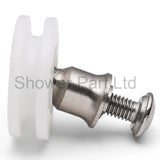 4 x Grooved/Pivot / Rollers/Wheels/Runners 25mm Wheel Diameter L015