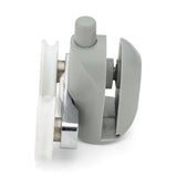 2 x Twin Bottom Shower Door Rollers /Runners/Wheels Grooved 22mm Wheel Diameter L016