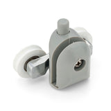 2 x Twin Bottom Shower Door Rollers /Runners/Wheels Grooved 22mm Wheel Diameter L016