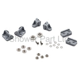 Set of Shower Door Rollers/Runners/Wheels 19mm Wheel Diameter Replacement Parts L017-1