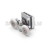Set of 4 L067-L020 Shower Door Rollers/Runners/Wheels Top and Bottom 23mm or 25mm Wheel Diameter/ 6mm or 8mm Glass Thickness