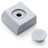 4 x Shower/Bathroom Door Square Plastic Rubber Orientation Blocks Stops L022