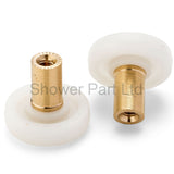 4 x Shower Door Rollers/Runners/ Spares/Guides/ Wheel Diameter 21mm L049-1