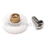 4 x Shower Door Rollers 21mm Wheel Diameter L049