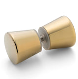 WHOLESALE JOB LOT 140 X  Shower Door Handle/Knob Gold Effect Zinc Alloy Cone Shaped High Quality L050
