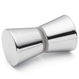 WHOLESALE JOB LOT X 100 Shower Door Handle/Knob Chrome Zinc Alloy Cone Shaped High Quality L050