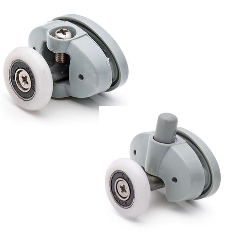 Set of 8 Single Shower Door Rollers /Runners /Wheels 23mm or 25mm Wheel Diameter L051