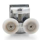 Set of 2 Double Shower Door Rollers/Runners/Wheels Top and Bottom 23mm or 25mm Wheel Diameter L054