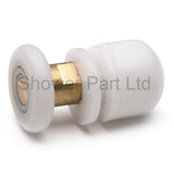 4 x Shower Rollers/Runners /Wheels /Pulleys Offset Pole 19mm, 23mm, 25mm or 27mm Wheel Diameter L060