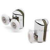 Set of 4 Shower Door RollersRunners/Spares 23mm or 25mm Wheel Diameter Single + Double L061-L069