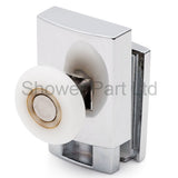 2 x Single Bottom Zinc Alloy Shower Door Rollers /Runners/Wheels 23mm or 25mm Wheel Diameter L070