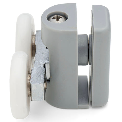 2 X Double Top Shower Door Rollers – 25mm Diameter Runners/Guides L105