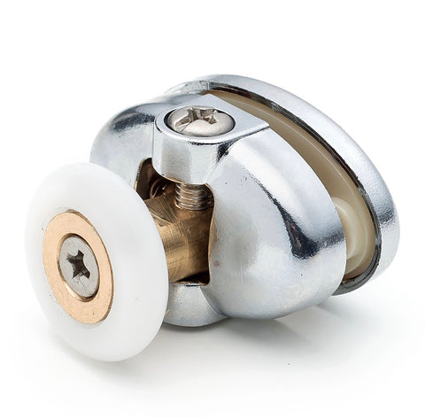 2 x Shower Door Rollers/Runners/Bearings 23mm or 25mm Wheel Diameter L077-1, L077-2 suitable for Aqualux showers