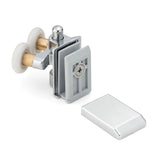 2 x Twin Bottom Zinc Alloy Shower Door Rollers/Runners/Spares 20mm Wheels L090