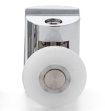 2 x Chromeplated Top Single Shower Rollers/Runners/Wheels 23mm or 25mm Wheel Diameter L089