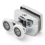 1 x Twin Top Zinc Alloy Shower Door Roller/Runners 23mm wheel diameter LUX2