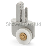 2 x Single Shower Roller/Runner 19mm Wheel Diameter Left and Right LUX13