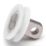 4 x Sliding Shower Door Rollers/Runners/Wheels V Grooved 19mm Wheel Diameter LW020