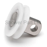 4 x Sliding Shower Door Rollers/Runners/Wheels V Grooved 19mm Wheel Diameter LW020