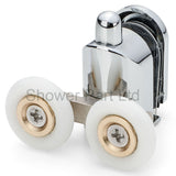 1 x Shower Double/Twin Bottom Door Rollers/Runners /Replacements /Spares/Wheels 23mm Wheel Diameter R4