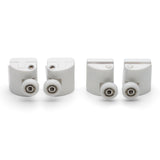 Set of 4 Samo Shower Door Roller/ Rollers/ Flat Wheels /Spare Parts Wheel diameter 22mm SAMO3