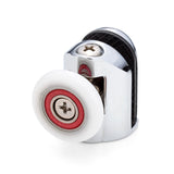 1 x Chromeplated Top Single Shower Rollers /Runners/Wheels 25mm Wheel Diameter SD2