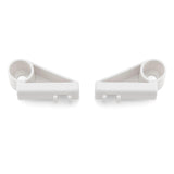 Set of 2 Shower Door Guides White or Grey SP9