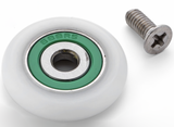4 x Shower Door Rollers/Runners/Spares 23mm or 25mm Wheels Diameter L077-1i