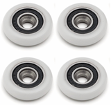 4 x Shower Door Rollers/Runners/Wheels 19mm, 23mm, 25mm or 27mm Wheel Diameter L008