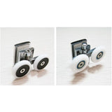 Set of Top and Bottom Zinc Alloy Shower Door Rollers/Runners/Wheels 26mm Wheel Diameter K051