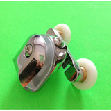 Set of 2 Double Top and Bottom Shower Door Rollers/Runners 23mm Wheel Diameter AQ2