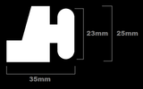 1 x Single Shower Door Roller/Runner 23mm Wheel Diameter E10